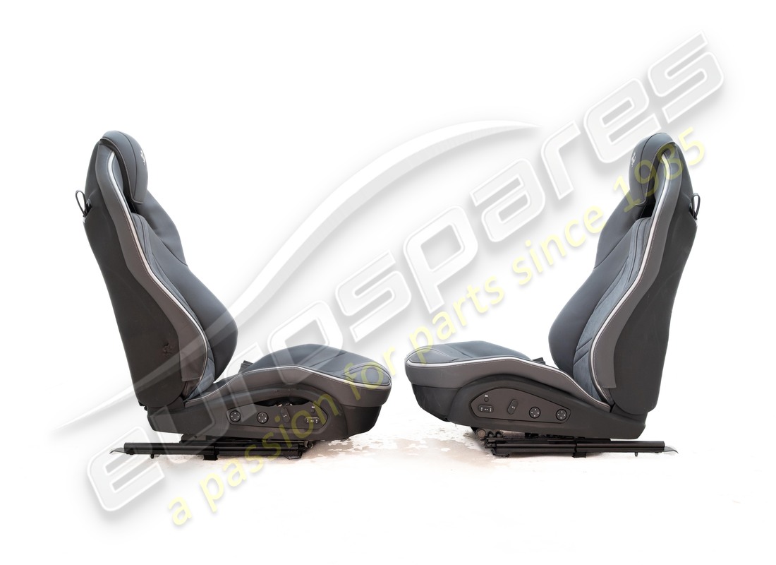danneggiato eurospares completamente elettrico stile std posti a sedere con centrale in alcantara e cuscini in pelle, cavallo cucitura sul poggiatesta, numero parte eap1563082 (10)