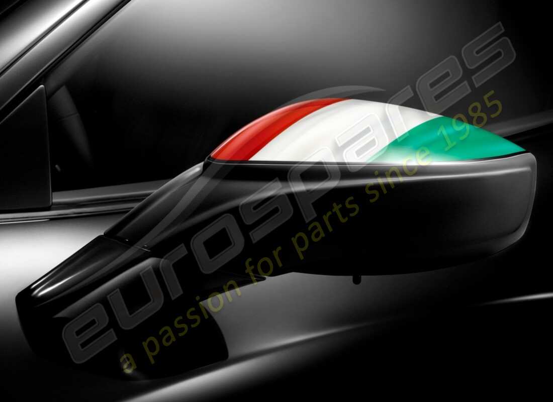 nuovo ferrari specchietto porta tricolore bandiera italia. numero parte 70002195 (1)