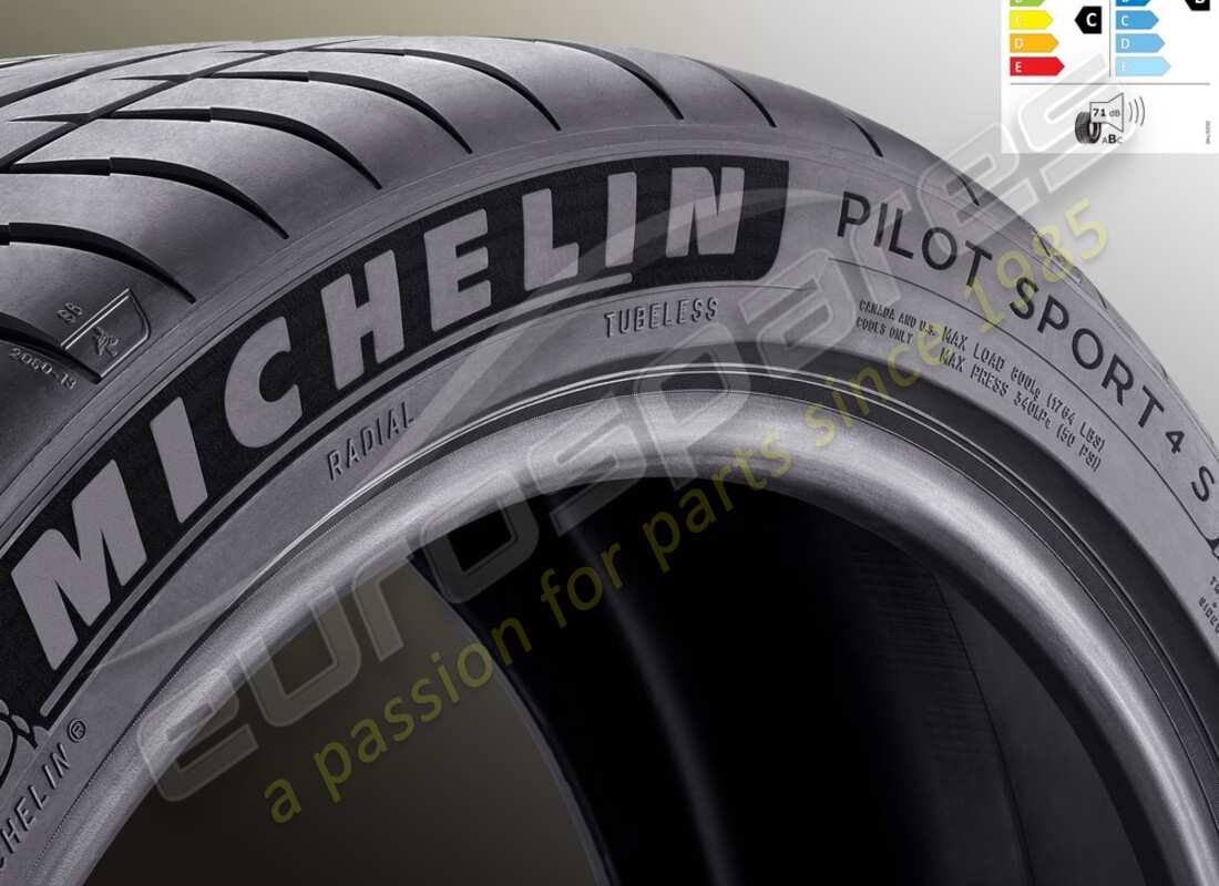 nuovo ferrari pneumatico anteriore michelin estivo pilot sport 4s, 245-35 zr20 (95y). numero parte 913732 (1)