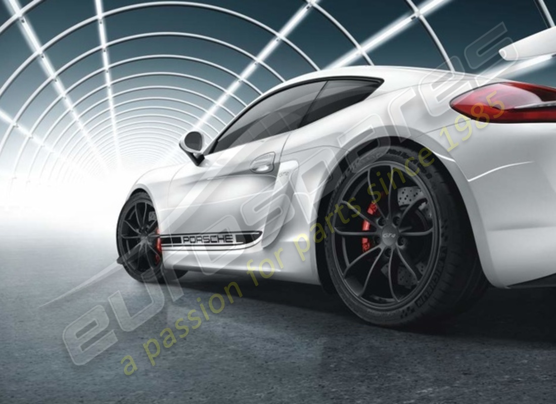 nuovo set di ruote porsche 20-inch gt4 - in nero (satinato-lucido). numero parte 98104460301 (2)