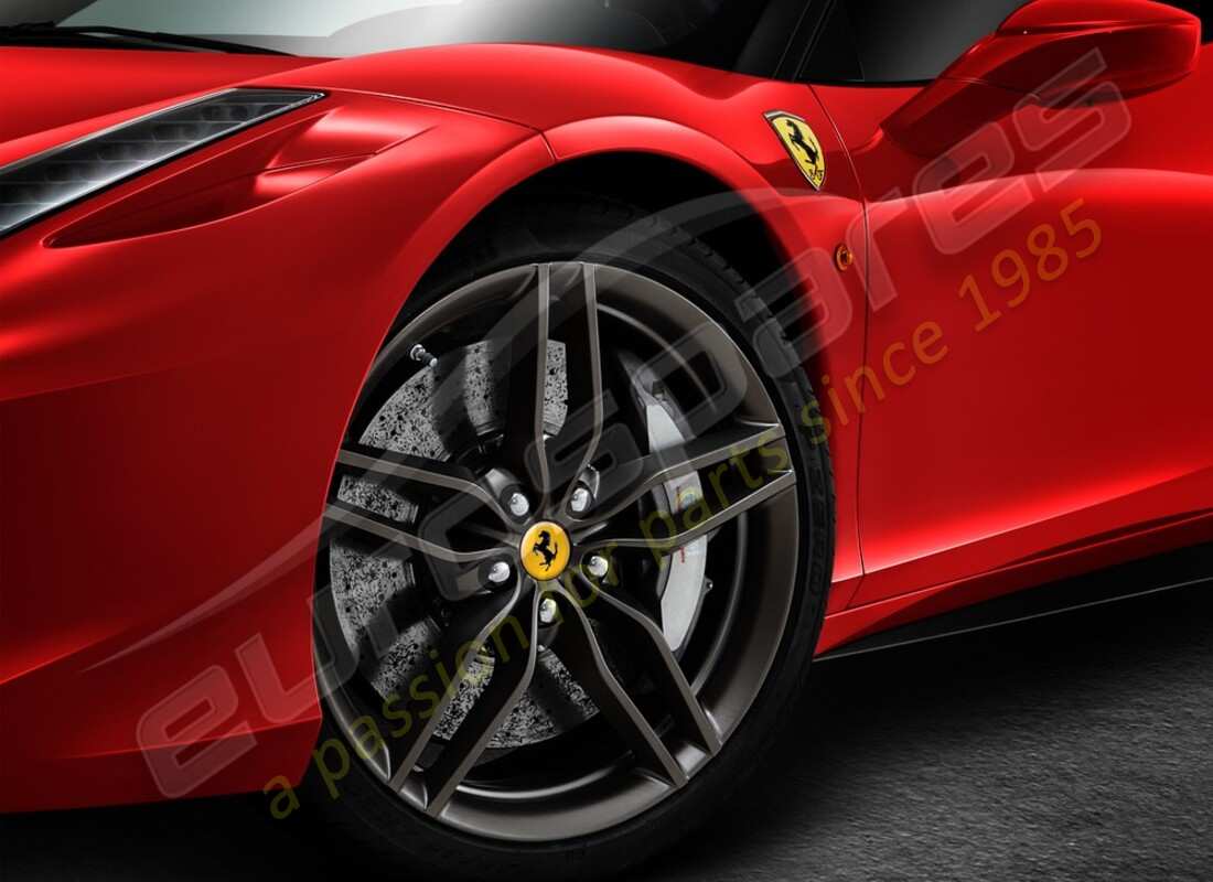 nuovo ferrari set ruote (forgiato opaco grigio ghisa) 20 pollici. numero parte 70006020 (1)