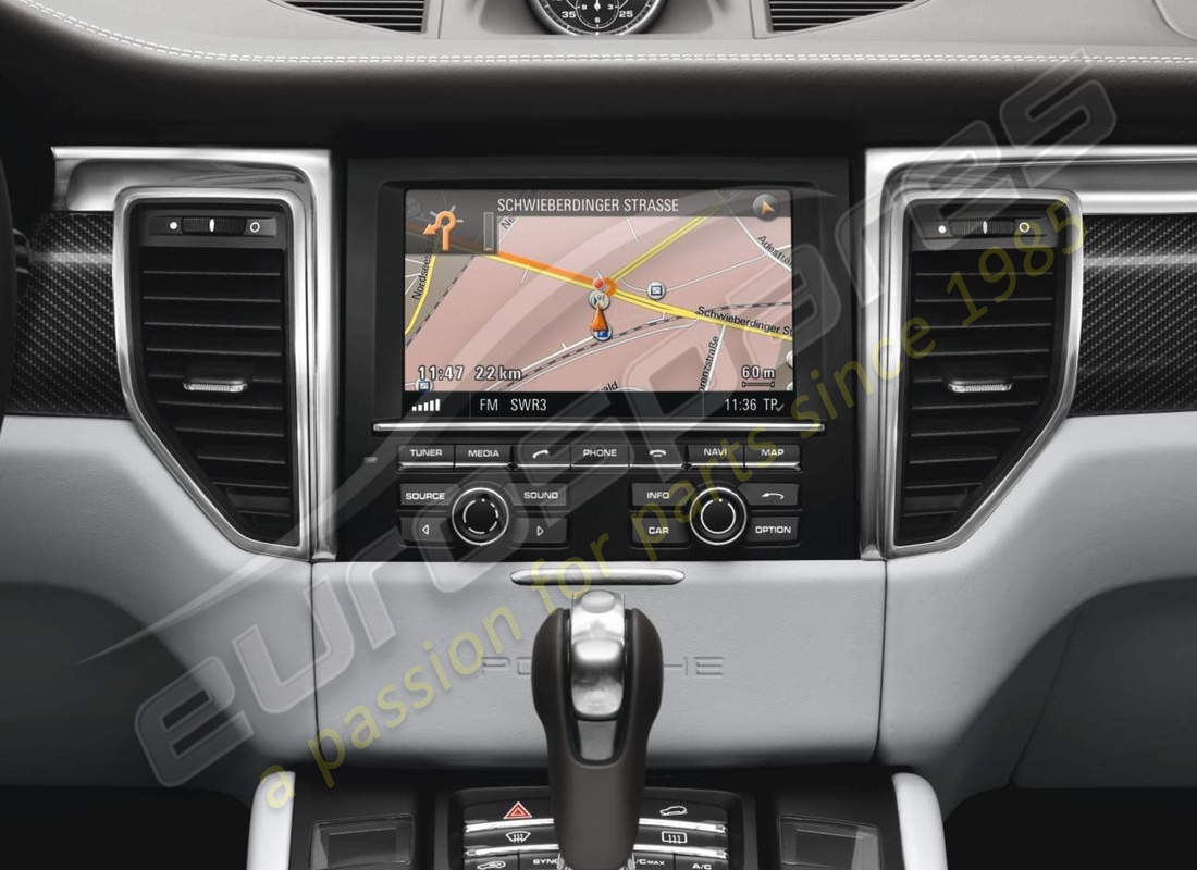 nuovo porsche pcm con modulo di navigazione e autocambiatore cd/dvd. numero parte 95b04490030 (1)