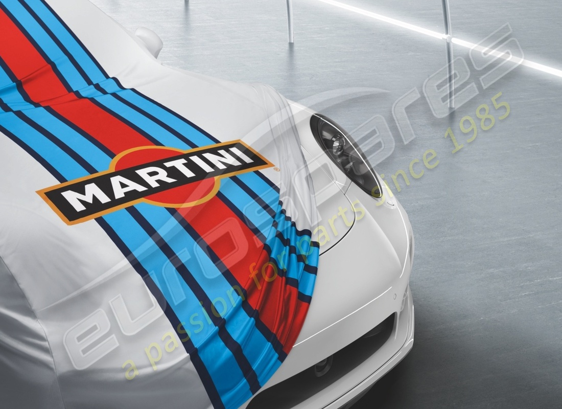 nuovo porsche copertura auto da interno con design martini racing. numero parte 99104400036 (2)