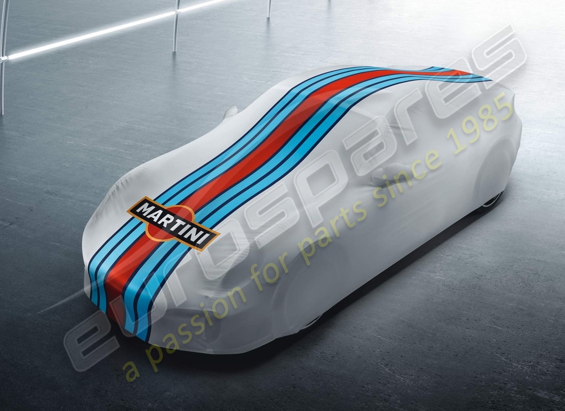 nuovo porsche copertura auto da interno con design martini racing. numero parte 99104400036 (1)
