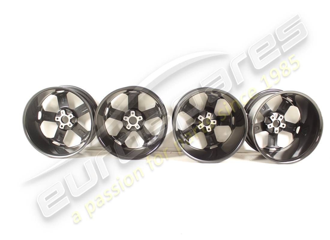 set di ruote cassiopea ricondizionate lamborghini in nero. numero parte eap1481291 (3)