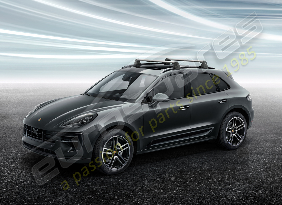 nuovo porsche supporto principale del sistema di trasporto sul tetto. numero parte 95b860019c (2)