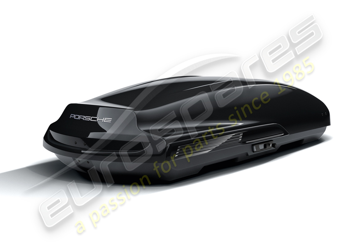 nuovo porsche box da tetto in nero (lucido). numero parte 9y0044870 (1)