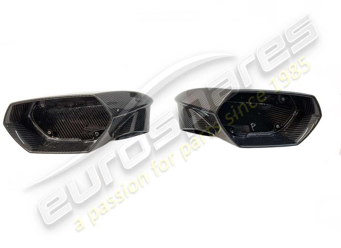 nuovo lamborghini kit tappo specchio in carbonio lucido + viti. numero parte 4t0898820j (1)