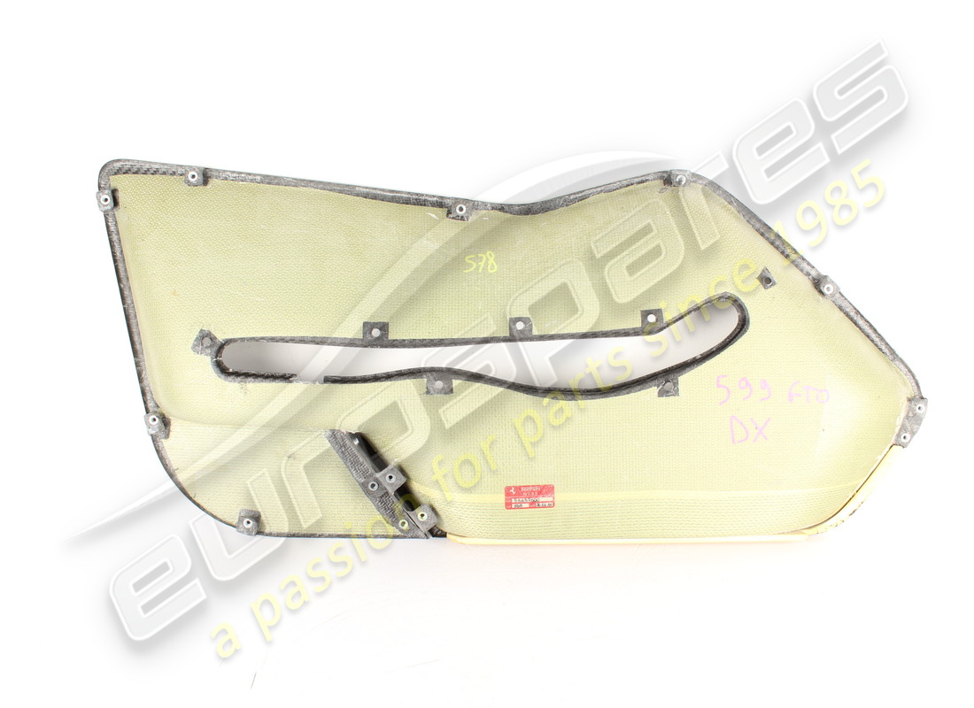 nuovo (altro) ferrari pannello porta destra (carbonio opaco). numero parte 83287500 (6)