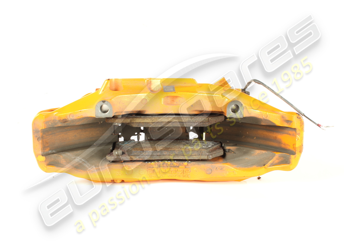 usata lamborghini pinza freno 21 ceramica 10k. numero parte 4m0615105km (3)