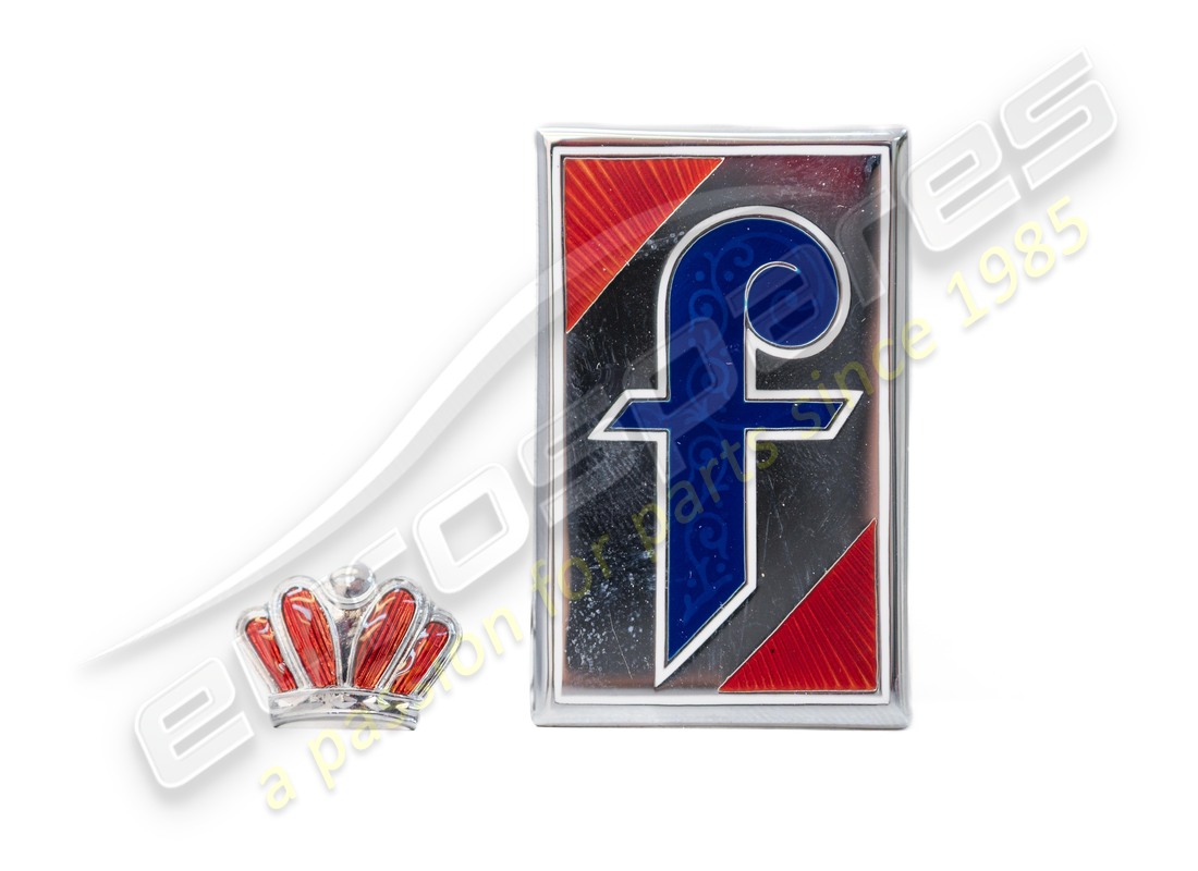 NUOVA EUROSPARES PININFARINA F CON MOTIVO A CORONA. NUMERO PARTE 2394432000 (1) nuova eurospares pininfarina f con motivo a corona. numero parte 2394432000 (1)