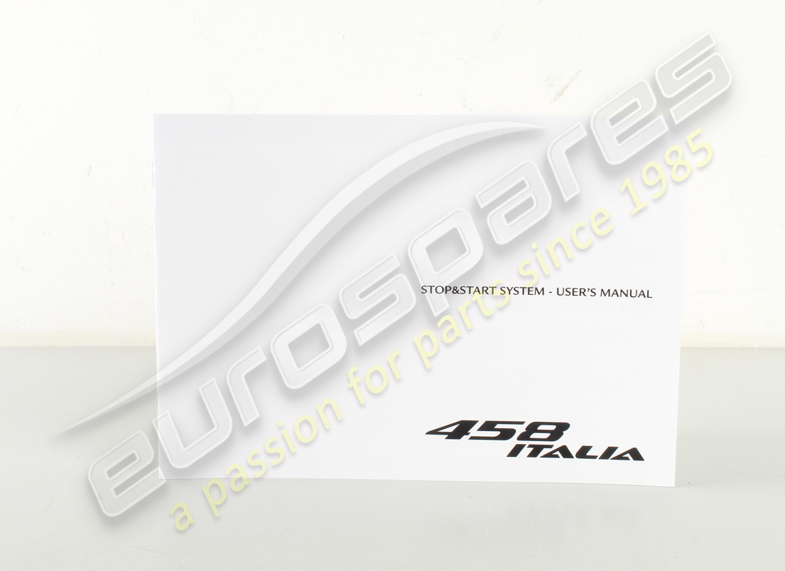 nuovo ferrari manuale stop&start. numero parte 84290500 (1)