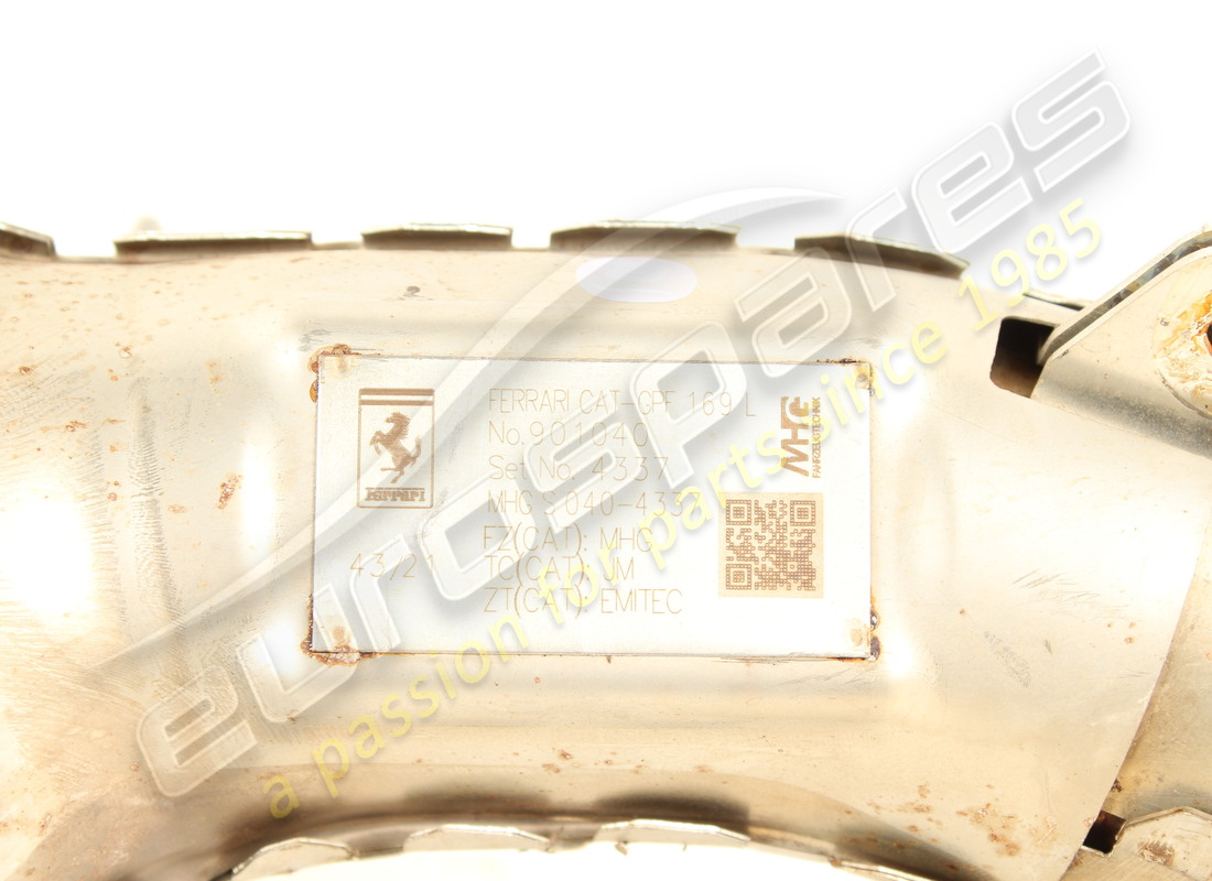 convertitore catalitico ferrari usato. numero parte 901040 (2)