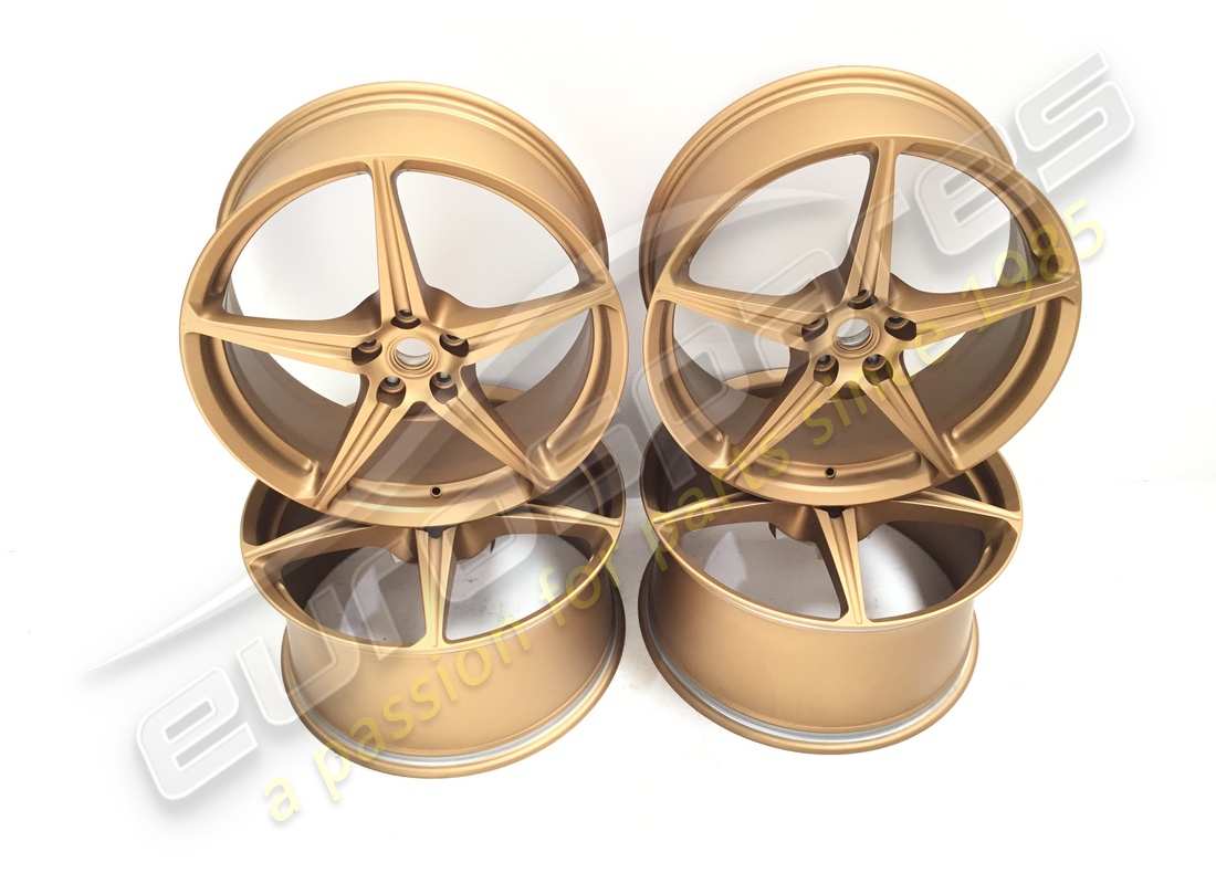 set ruote ricondizionate ferrari (taglio diamante forgiato) 20 pollici. numero parte 70004981 (3)