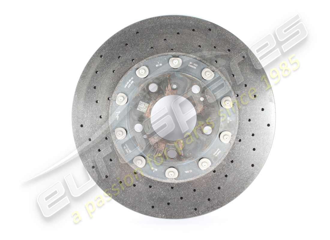disco freno in ceramica lamborghini usato (ventilato), 370 x 30. numero parte 4m0615601ac (1)