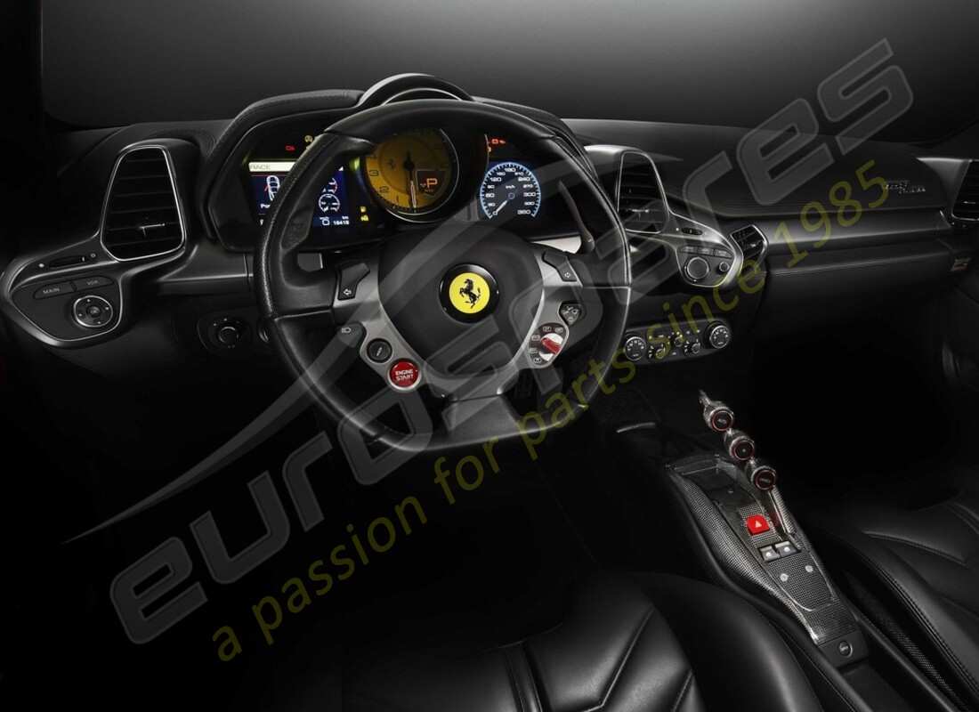 NUOVO Ferrari KIT CRUSCOTTO INTERNO IN FIBRA DI CARBONIO . NUMERO PARTE 70001926 (1)