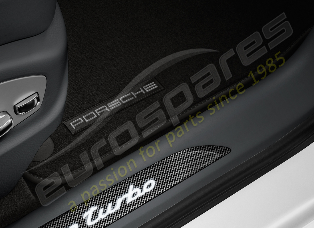 nuovo porsche tappetini con bordo in nubuk (beige luxor). numero parte 95b864436cor4 (1)