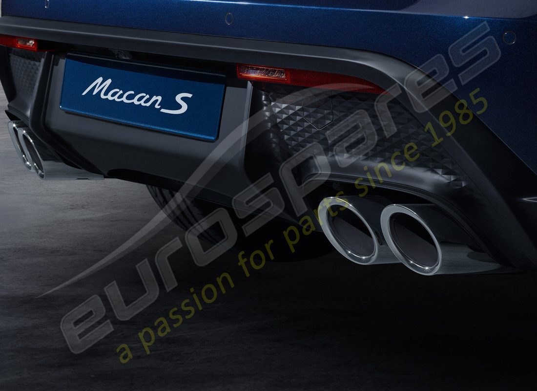 nuovo porsche sport terminali di scarico. numero parte 95b044205 (2)