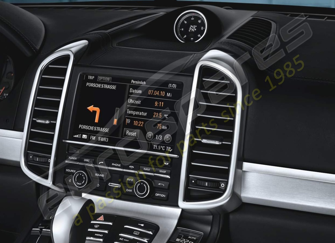 nuovo porsche pcm con modulo di navigazione e autocambiatore cd/dvd. numero parte 95804490140 (1)