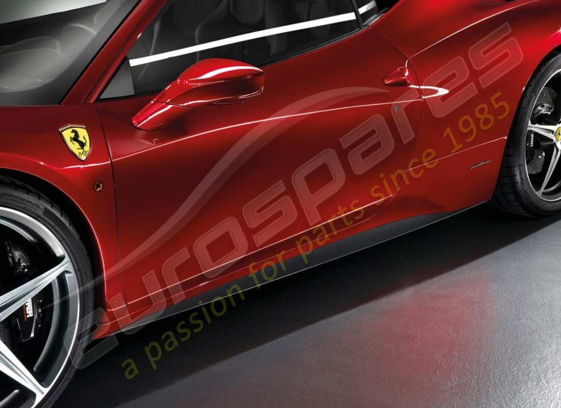 nuovo ferrari fibra di carbonio kit gonne laterali sottoporta. numero parte 70003025 (1)
