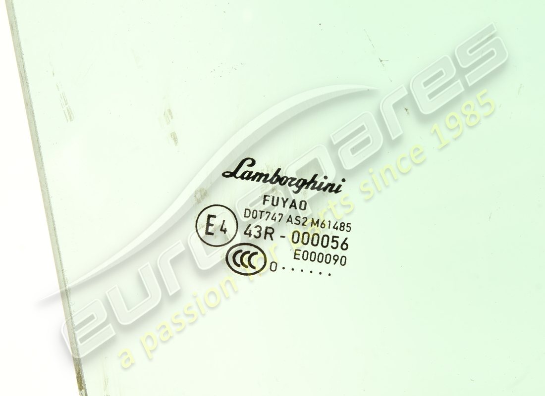 finestrino porta anteriore usato lamborghini. numero parte 4ml845202a (2)