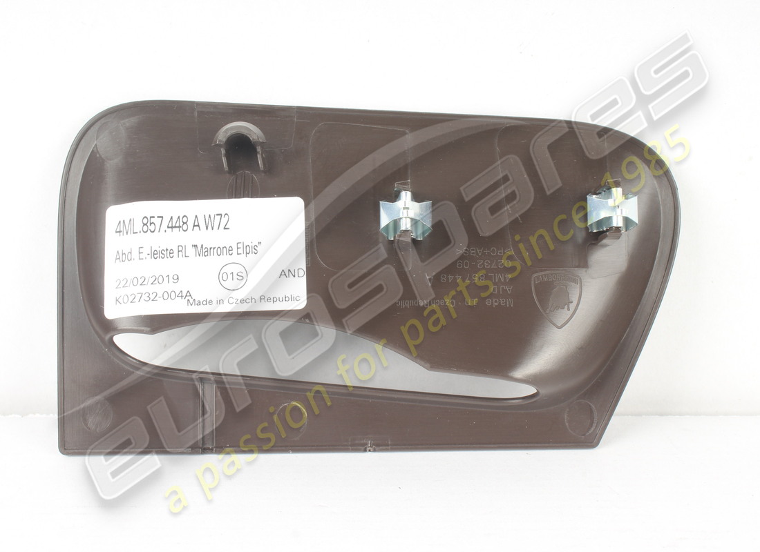 NUOVA CINTURA DI SICUREZZA LAMBORGHINI. NUMERO PARTE 4ML857448AW72 (2) nuova cintura di sicurezza lamborghini. numero parte 4ml857448aw72 (2)