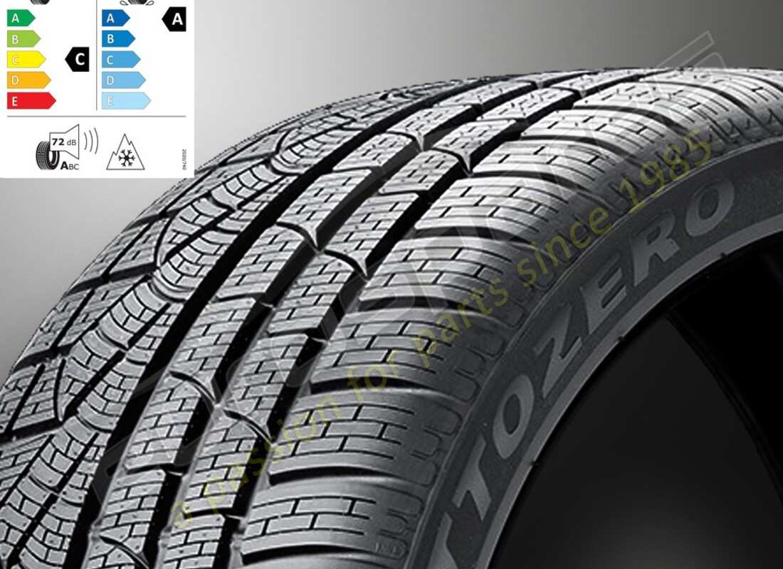 nuovo ferrari pneumatico invernale posteriore pirelli 270 sottozero, 305-30 zr20 (103w). numero parte 889954 (1)