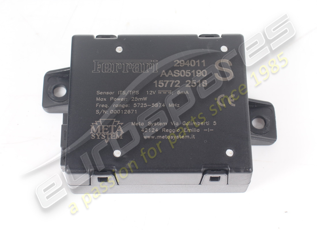 SENSORE DIPOLO SLAVE FERRARI USATO. NUMERO PARTE 294011 (2) sensore dipolo slave ferrari usato. numero parte 294011 (2)