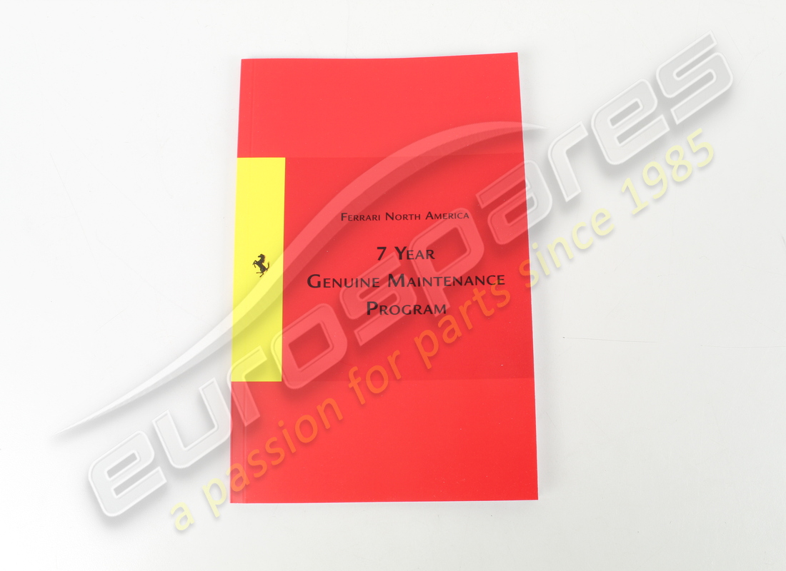 nuovo ferrari genuine manuale di manutenzione. numero parte 84545300 (1)