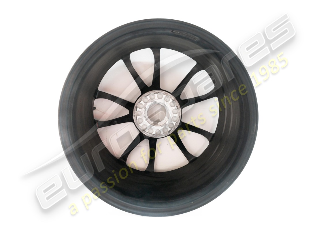 cerchio in lega anteriore usato porsche, gt3 nero opaco rs. numero parte 99136216382je1 (3)