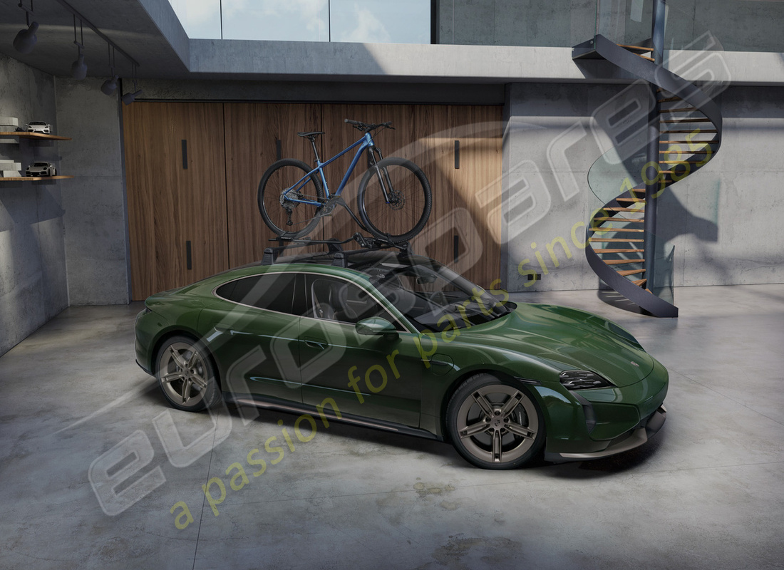 nuovo porsche portabiciclette. numero parte 95b044831 (15)
