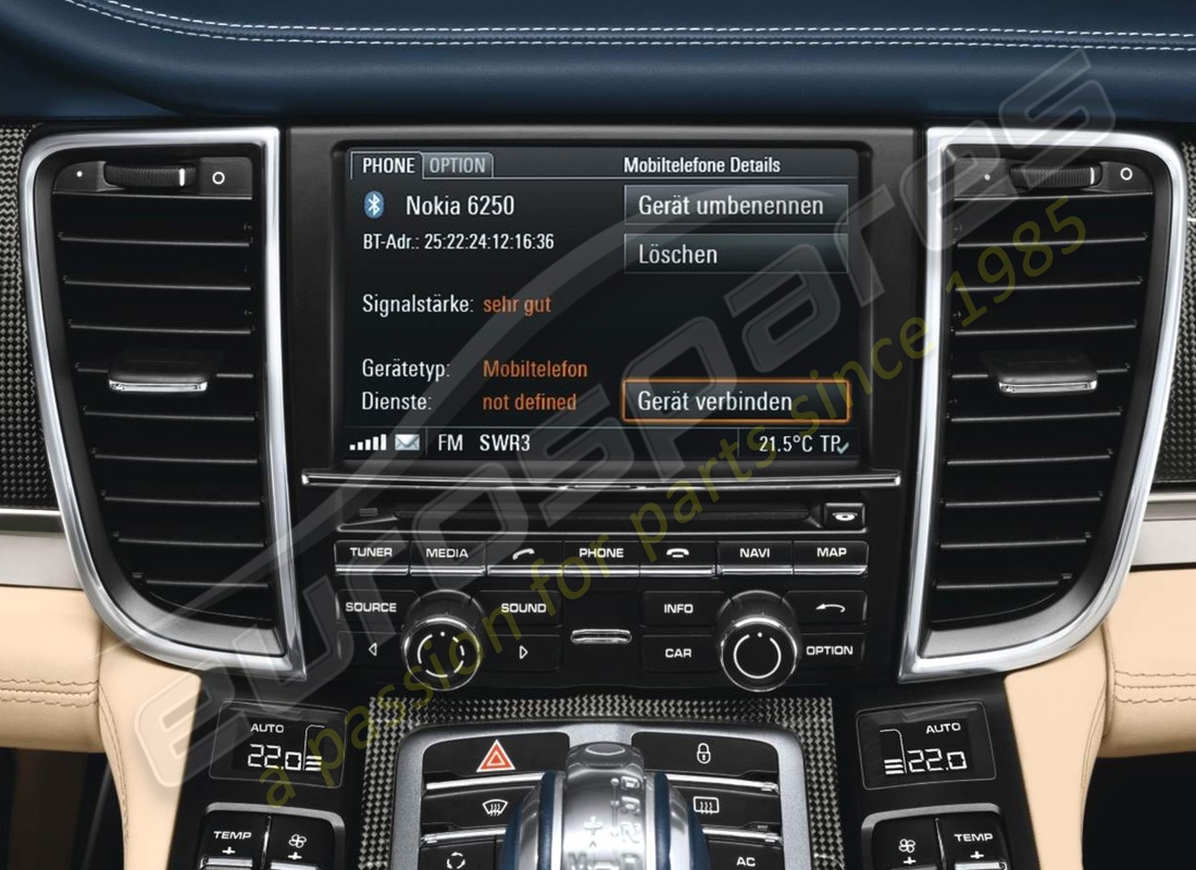 nuovo porsche preparazione per telefono cellulare. numero parte 97004490032 (1)
