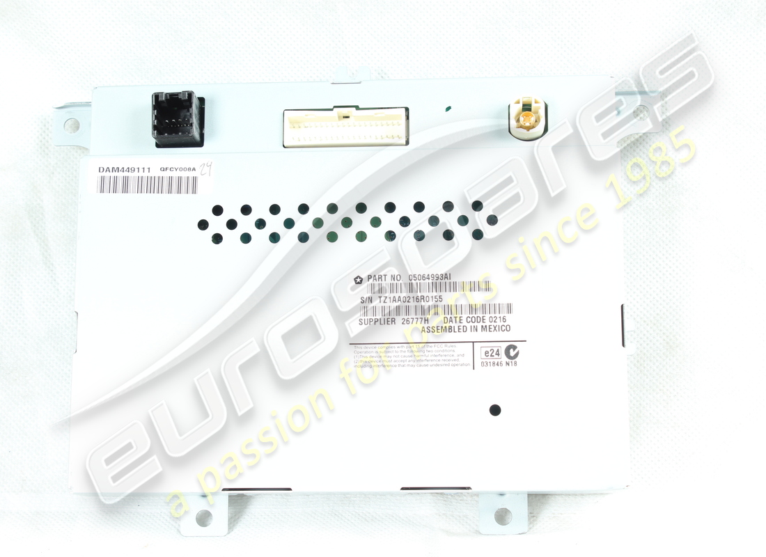 nuovo maserati monitor touch screen 8.4 fca. numero parte 53189686 (2)