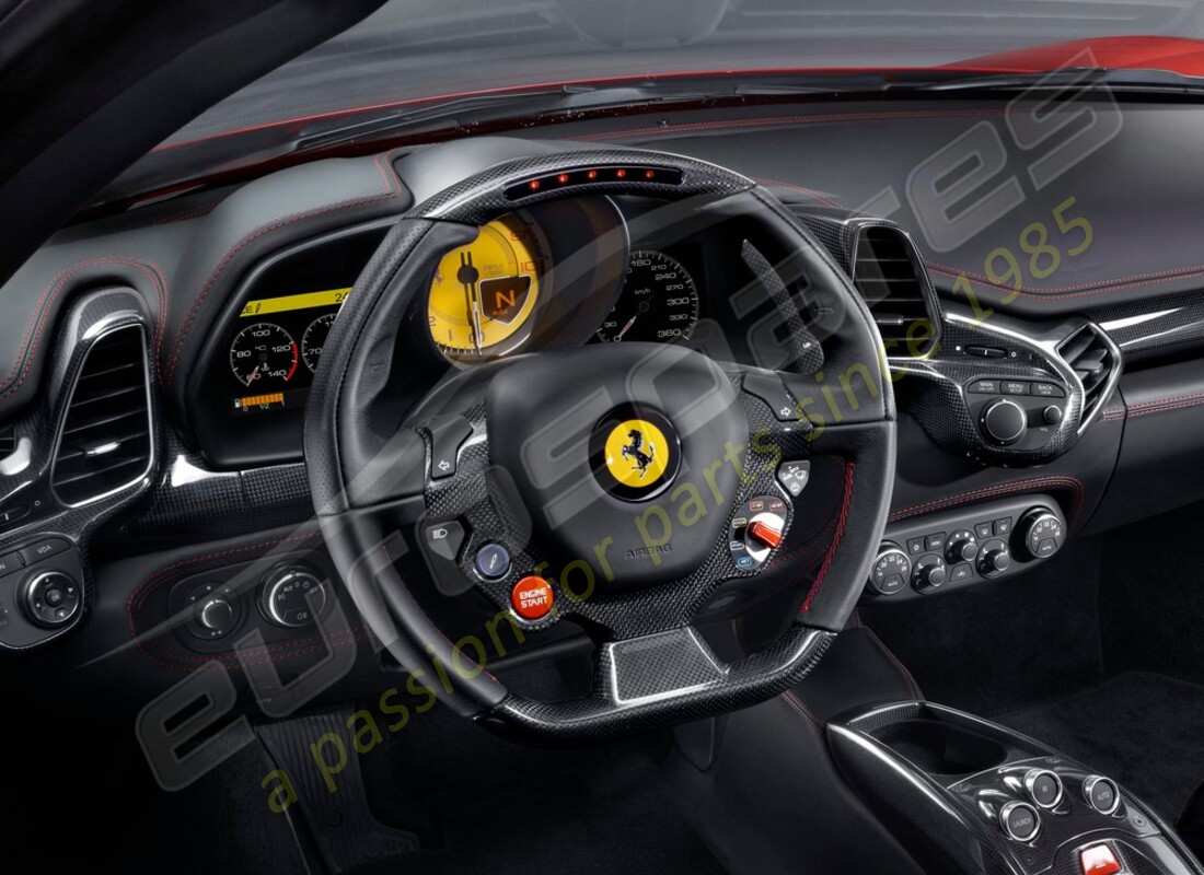 NUOVO Ferrari VOLANTE IN FIBRA DI CARBONIO . NUMERO PARTE 82979800 (1)