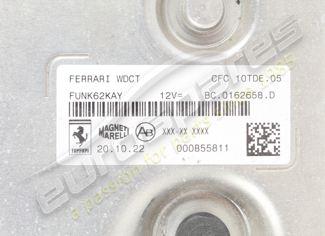 ferrari ecu dct usata. numero parte 855811 (3)