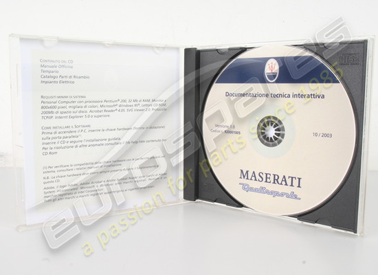 nuovo maserati cd techn.doc.qp numero di parte it 920001005