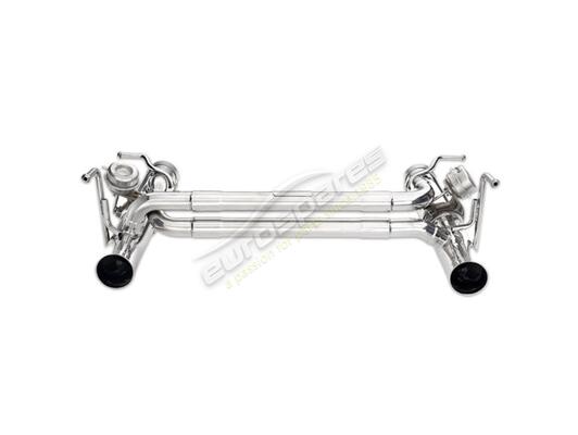 nuovo tubi 488 scarico con tubi dritti pista e pista spider con valvole codice articolo tsfe488pstc18.000.a