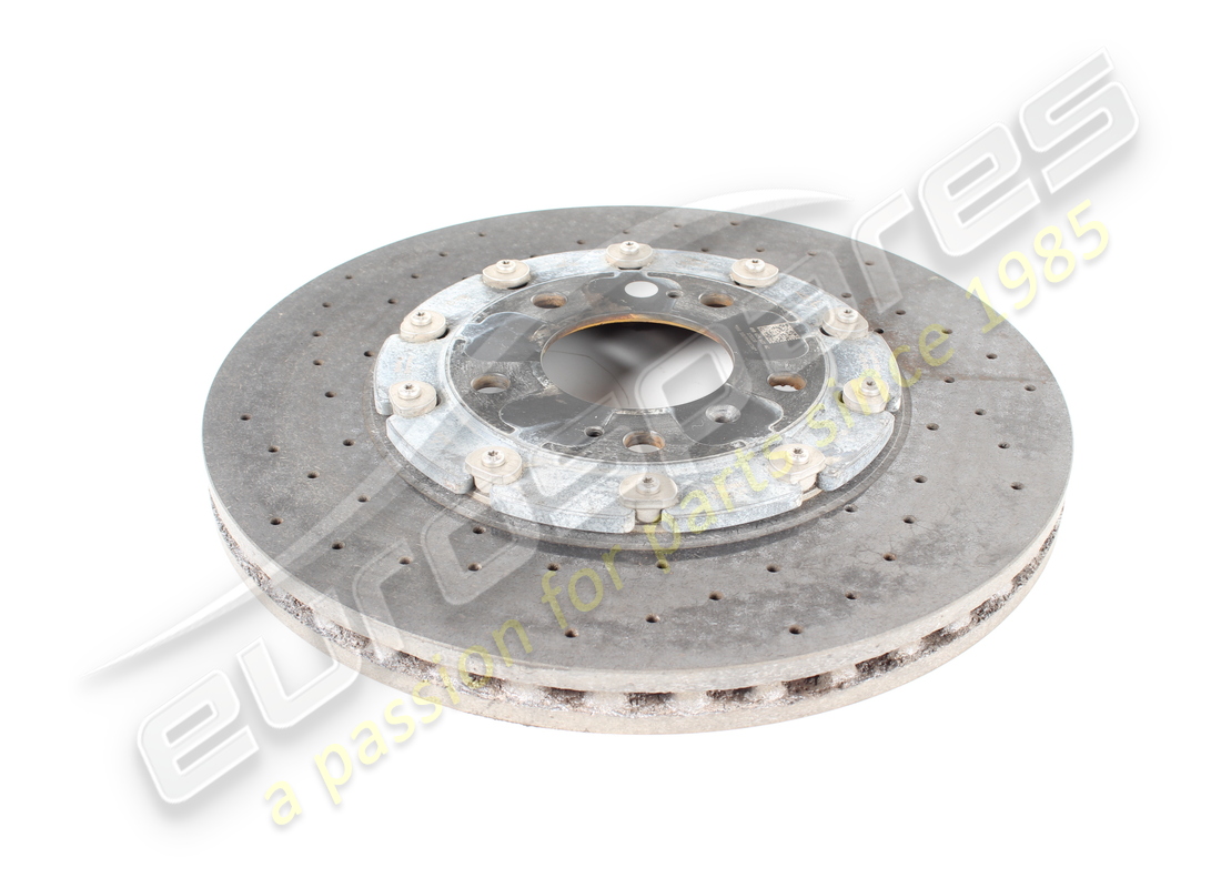 disco freno in ceramica lamborghini usato (ventilato), 370 x 30. numero parte 4m0615601ac (2)