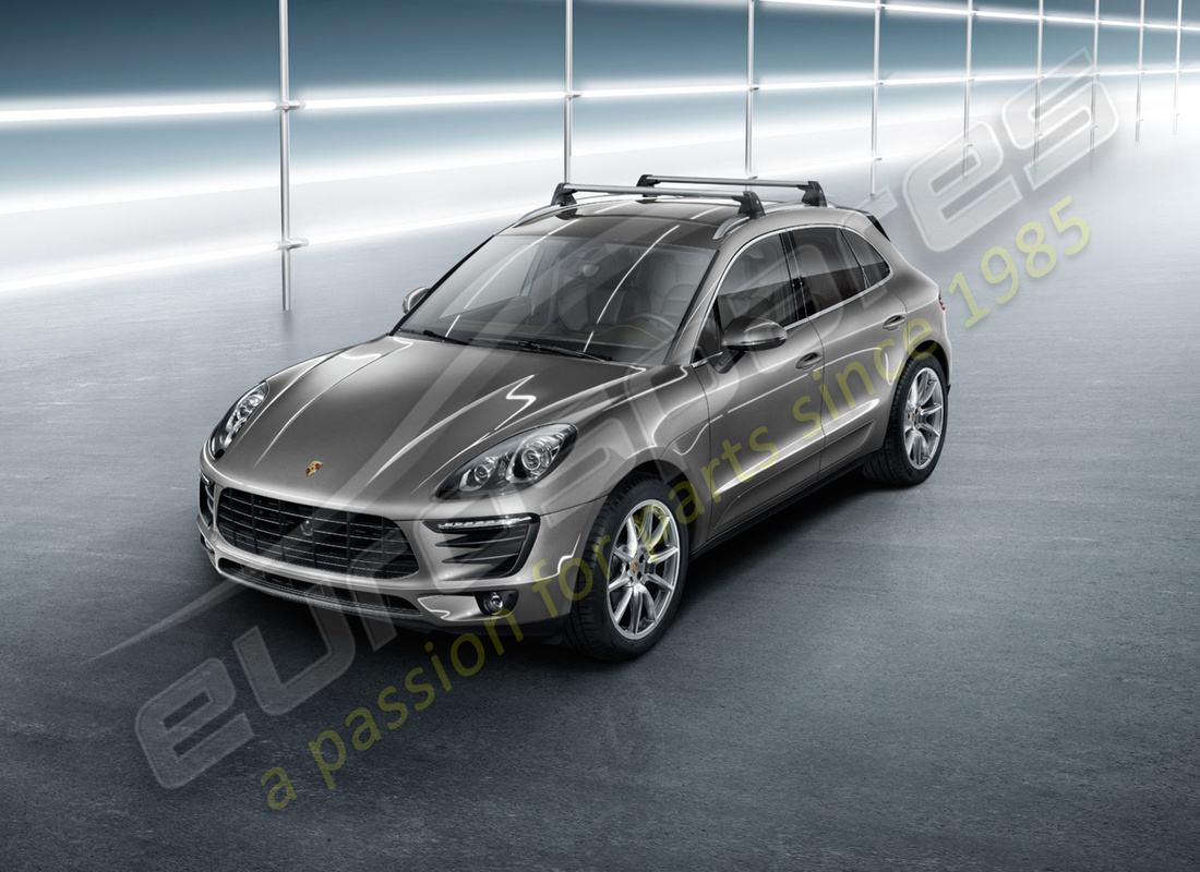 nuovo porsche supporto principale del sistema di trasporto sul tetto. numero parte 95b860019c (1)