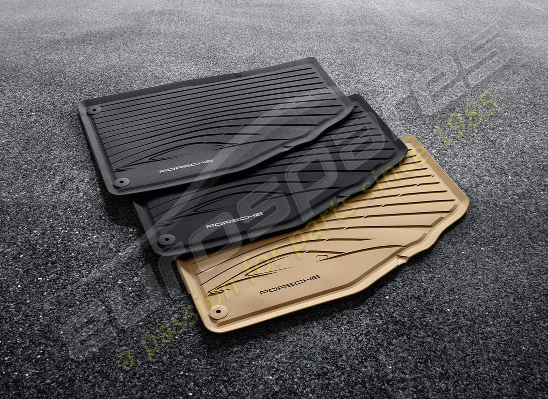 nuovo porsche per tutte le temperie tappetini (nero). numero parte 981044800441e0 (1)