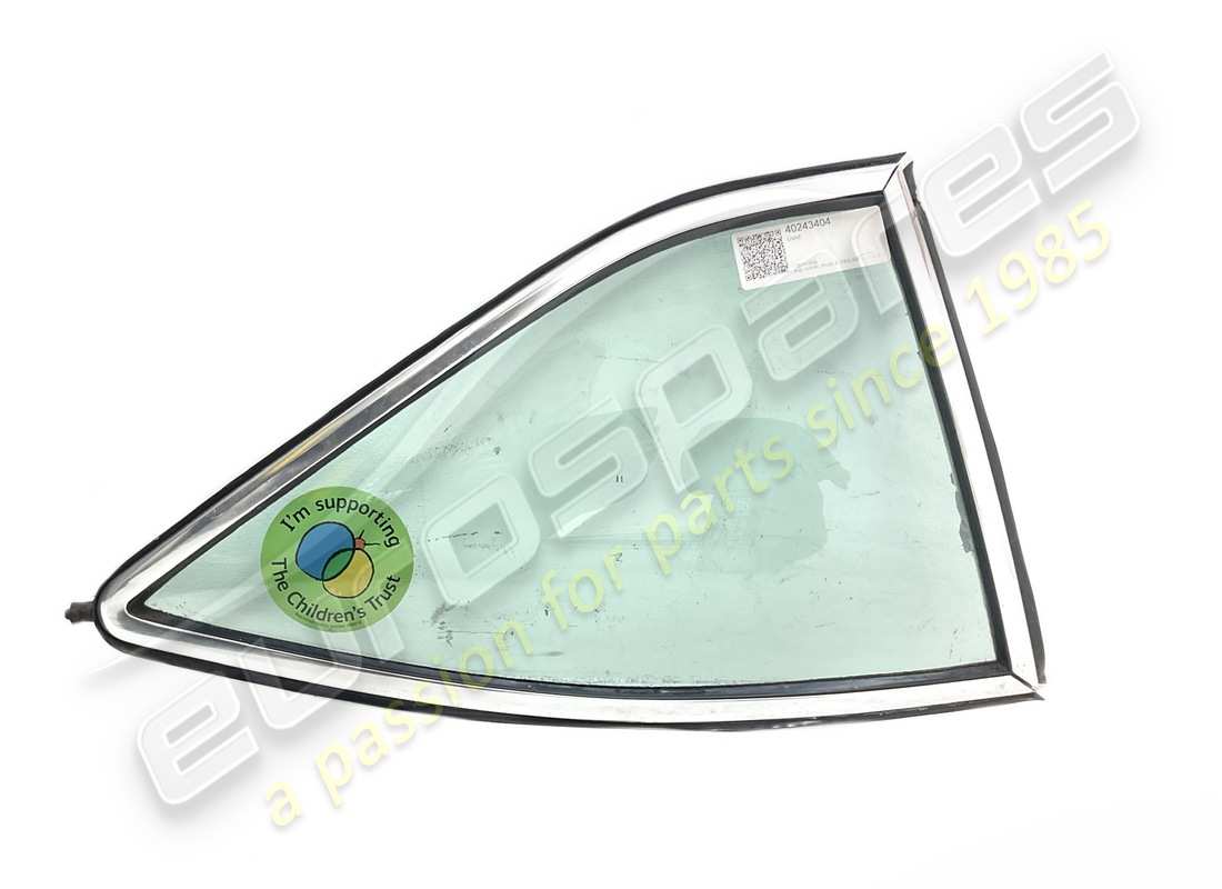 USATO Ferrari VETRO LUCE QUARTO POSTERIORE DESTRO / CORNICE TINTA. NUMERO PARTE 40243404 (1)
