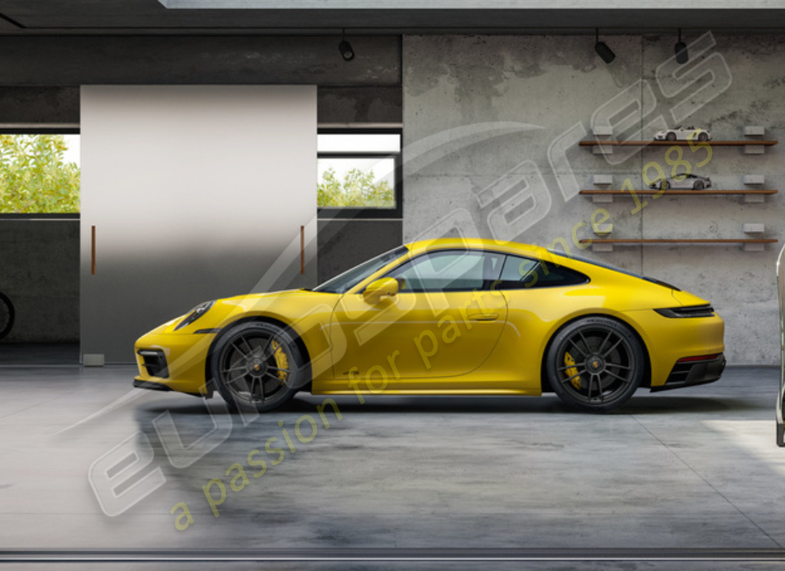 nuovo porsche 20-/21-inch set di ruote e pneumatici invernali turbo s verniciati in nero (satinato-lucido). numero parte 992044602ba (2)