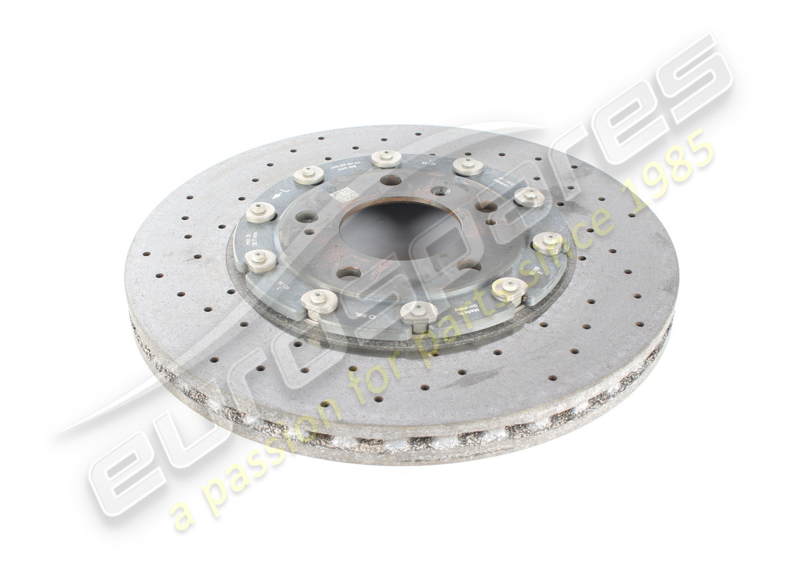 disco freno in ceramica lamborghini usato (ventilato), 370 x 30. numero parte 4m0615601ac (2)
