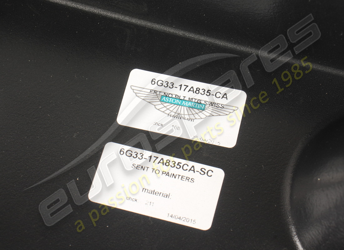 nuovo aston martin zoccolo, portatarga anteriore. codice articolo 6g3317a835ca (3)