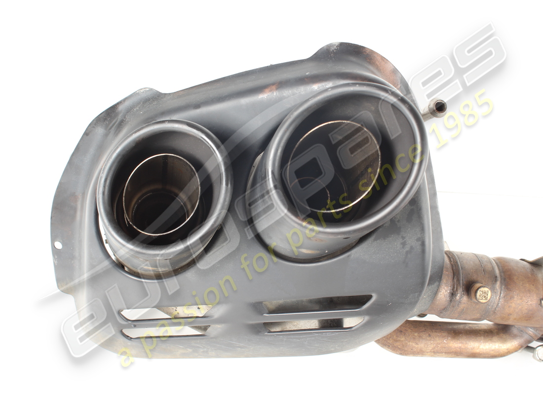 silenziatore di scarico completo sx usato ferrari. numero parte 870458 (2)