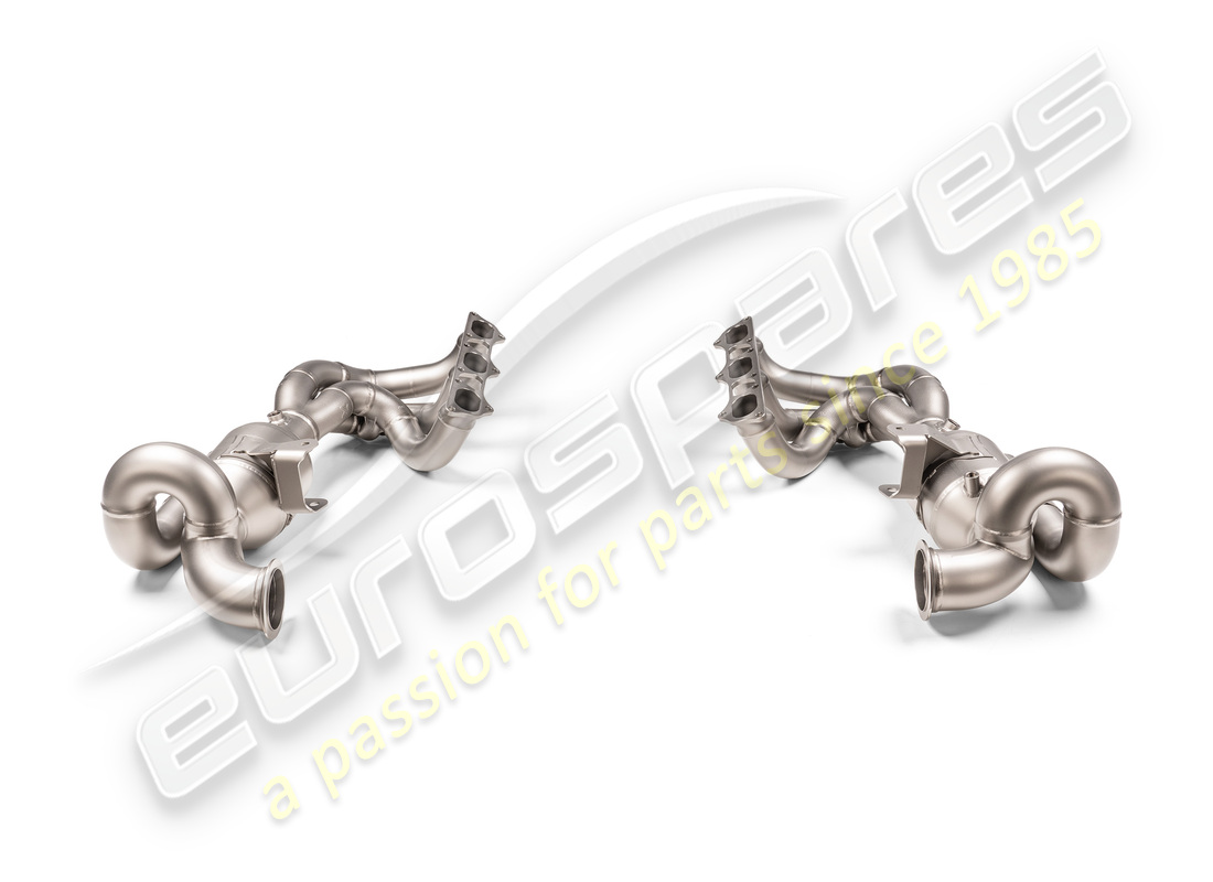 nuovo akrapovic porsche 911 gt3 / gt3 touring (992) | set collettore evolution (titanio). numero parte epot7 (1)