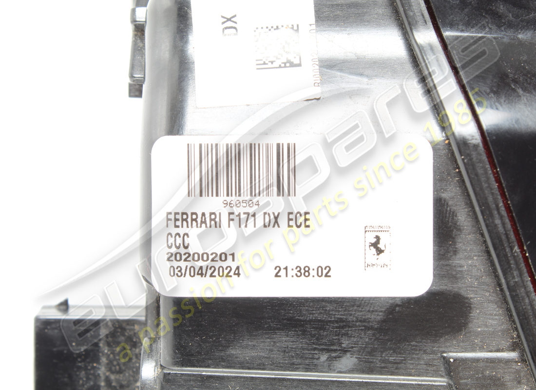 usato ferrari fanale posteriore dx. numero parte 960504 (5)