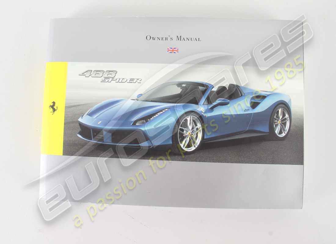 usato ferrari 488 confezione libretto spider. numero parte eap1481296 (3)