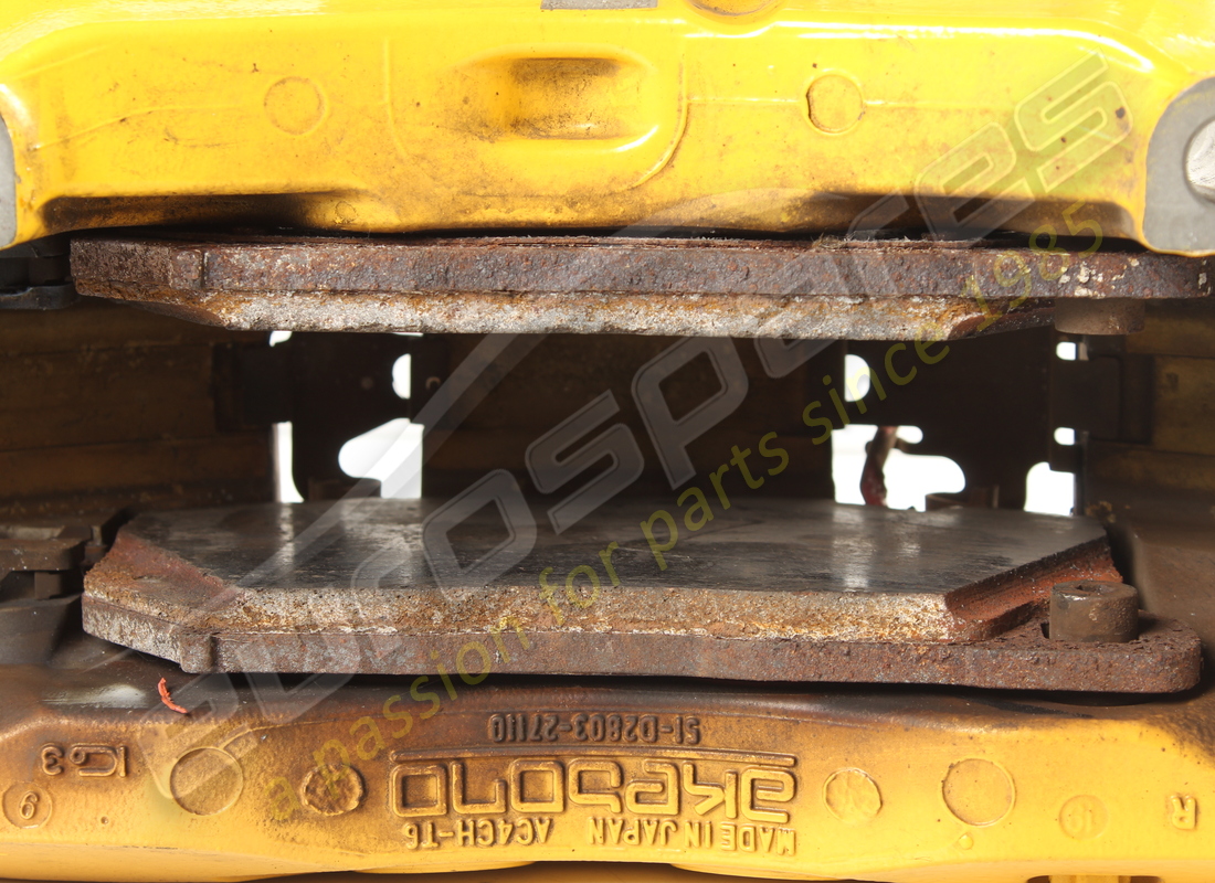 usata lamborghini pinza freno 21 ceramica 10k. numero parte 4m0615106gd (3)