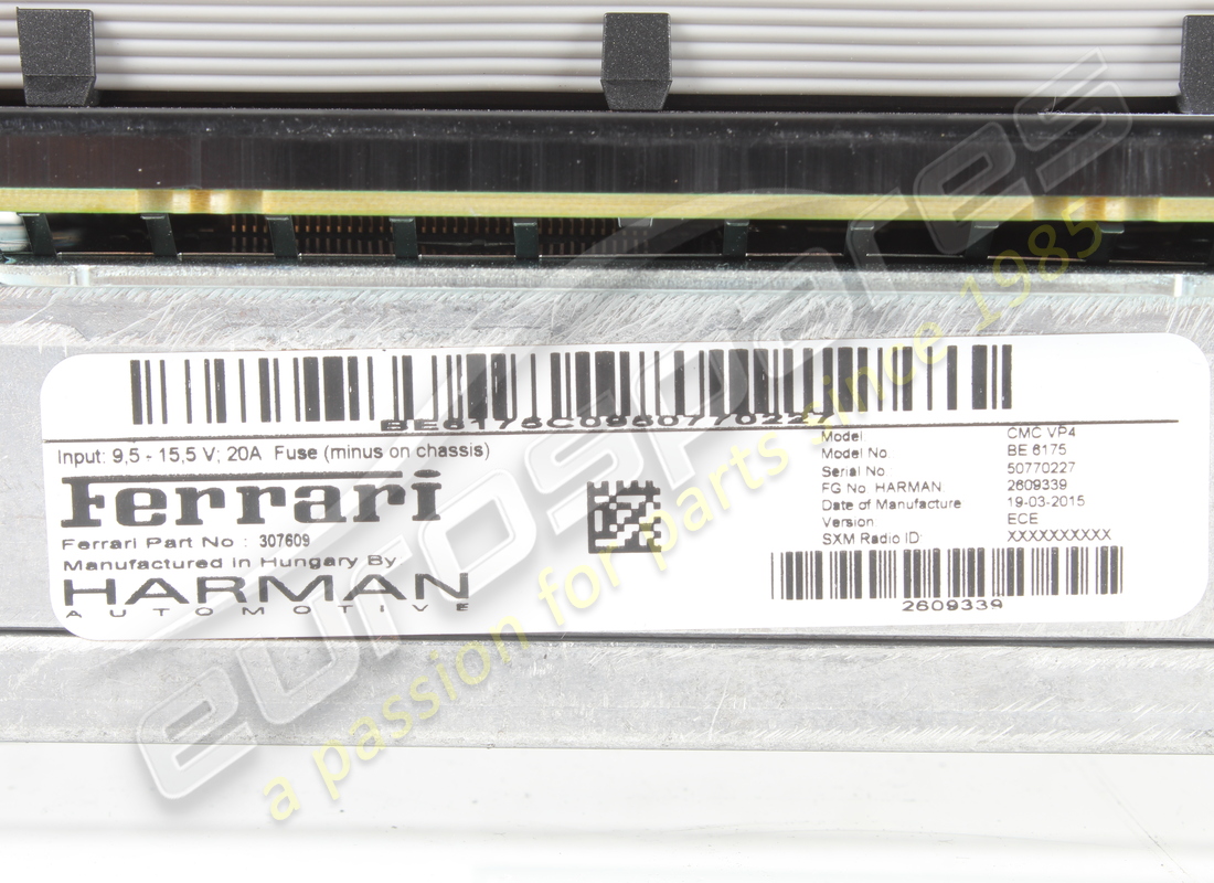 display remoto usato eurospares con pannello e pulsanti. numero parte eap1568539 (9)